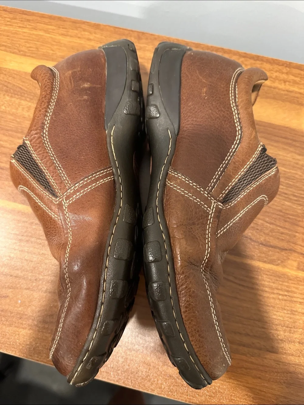 Men's Brown Slip-On Leather Casual Shoe